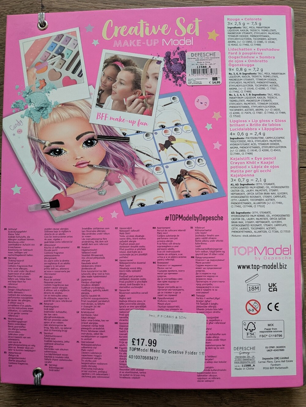 TopModel Make-up Studio- Creative Coloring Book With Make Up Inside! - Picture 2 of 5